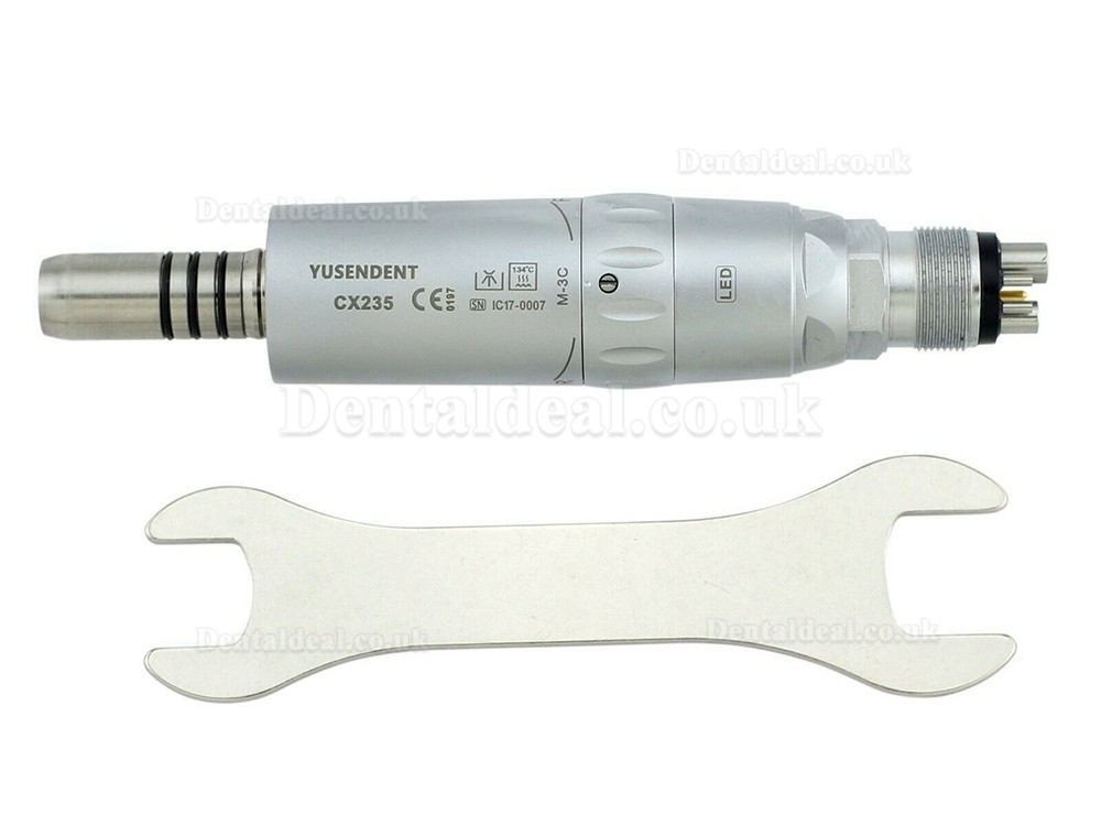 YUSENDENT COXO CX235-3C Dental LED Fiber Optic Air Motor Inner Water Handpiece 6 Hole Fit NSK X25L X65L